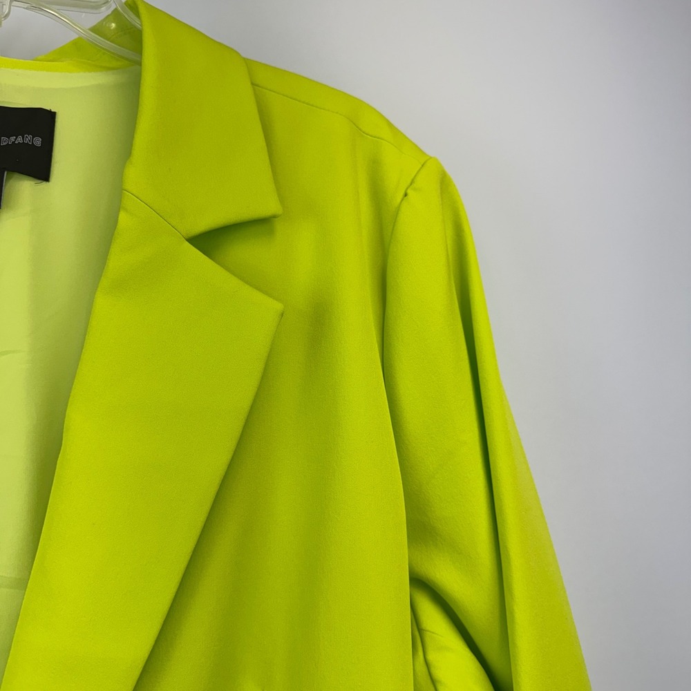 BP Wildfang Blazer Women 3X Green Sorbet Oversized Boyfriend NWT - Picture 7 of 16